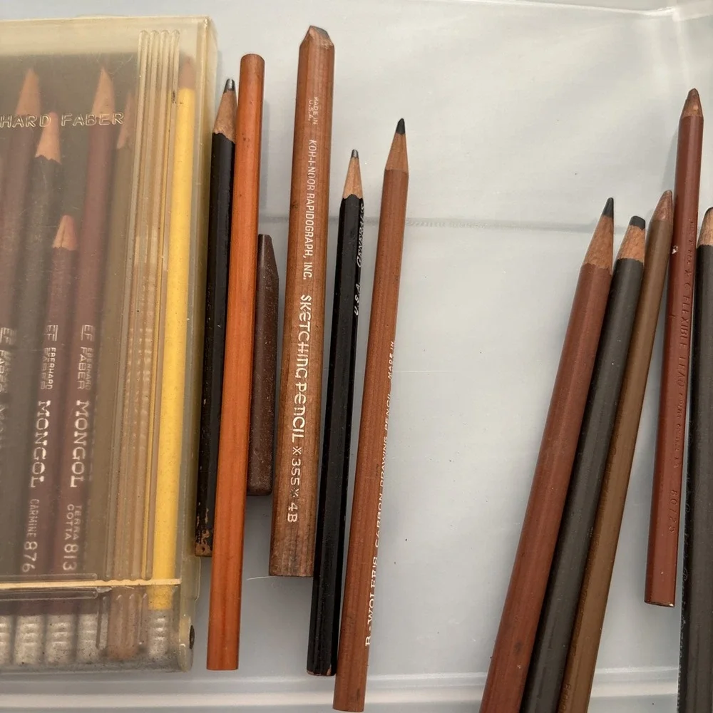 Huge Lot 40+ Vintage‎ Mechanical Pencil Leads Koh-I-Noor, Eagle, markers Japan